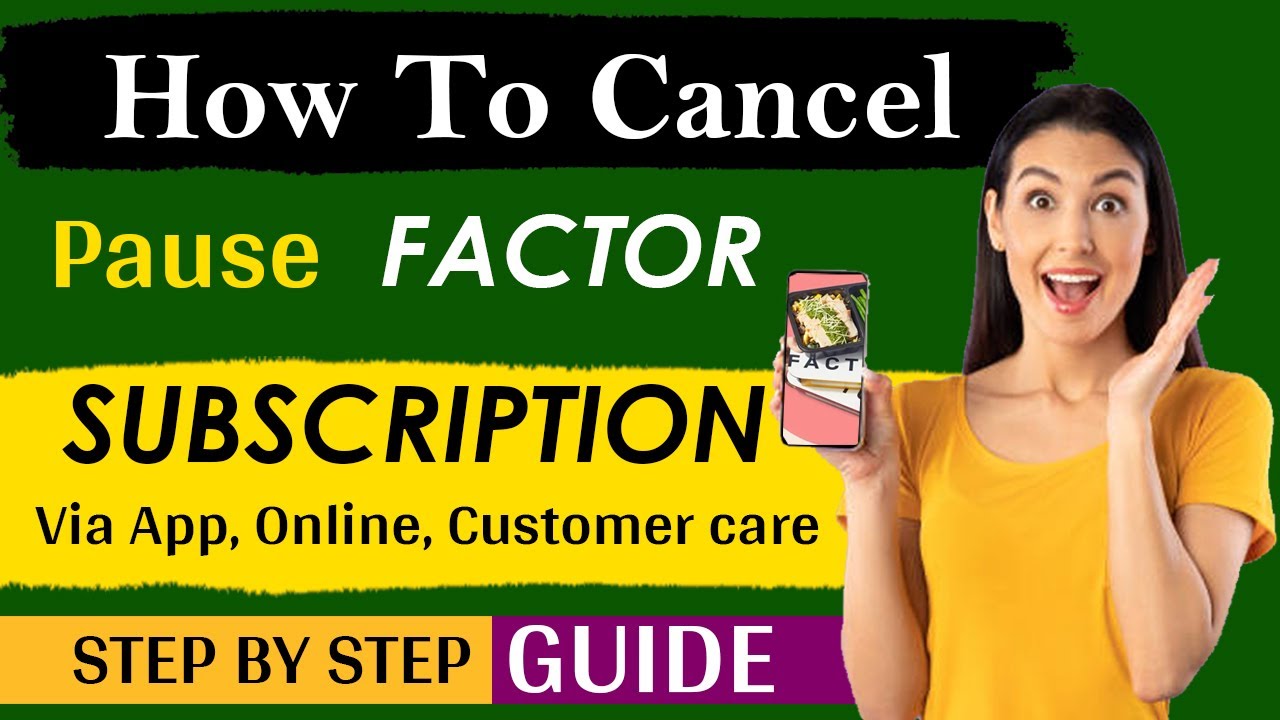 How to Pause Your Factor Subscription